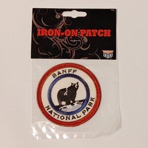 Banff National Park - Parks Canada Alberta IRON ON PATCH BNIP Sealed